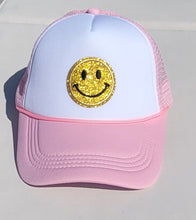 Load image into Gallery viewer, Sparkle Smiley Face Hat
