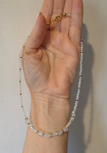 Load image into Gallery viewer, Milk Beaded Sparkle Necklace

