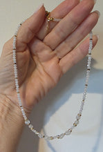 Load image into Gallery viewer, Milk Beaded Sparkle Necklace
