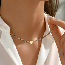 Load image into Gallery viewer, Multi Beaded Heart Necklace
