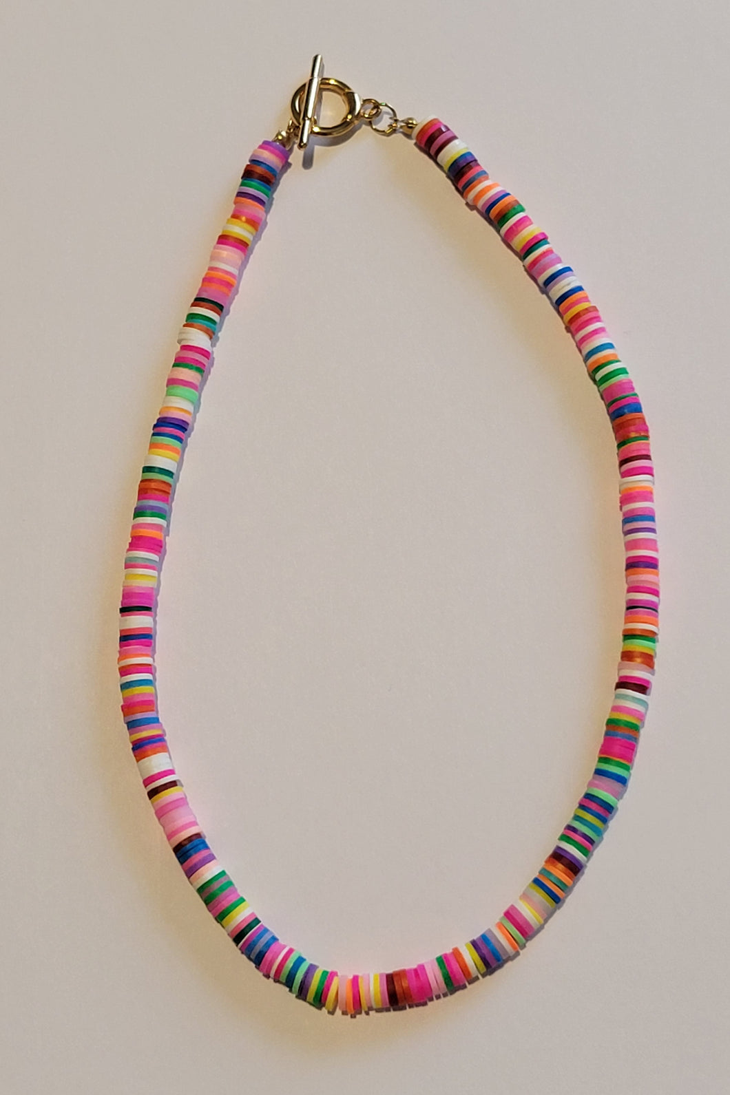 Bright Beaded Toggle Necklace