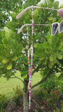 Load and play video in Gallery viewer, Bright Beads with Pearl and Gold Shell Sunglasses Strap
